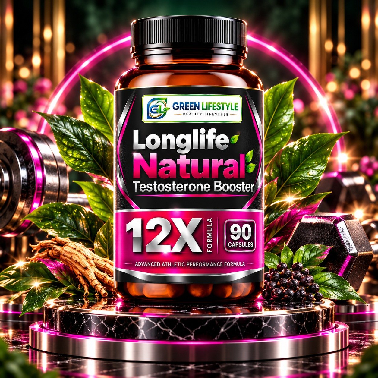 TESTOSTERONE BOOSTER 12X - 90N
