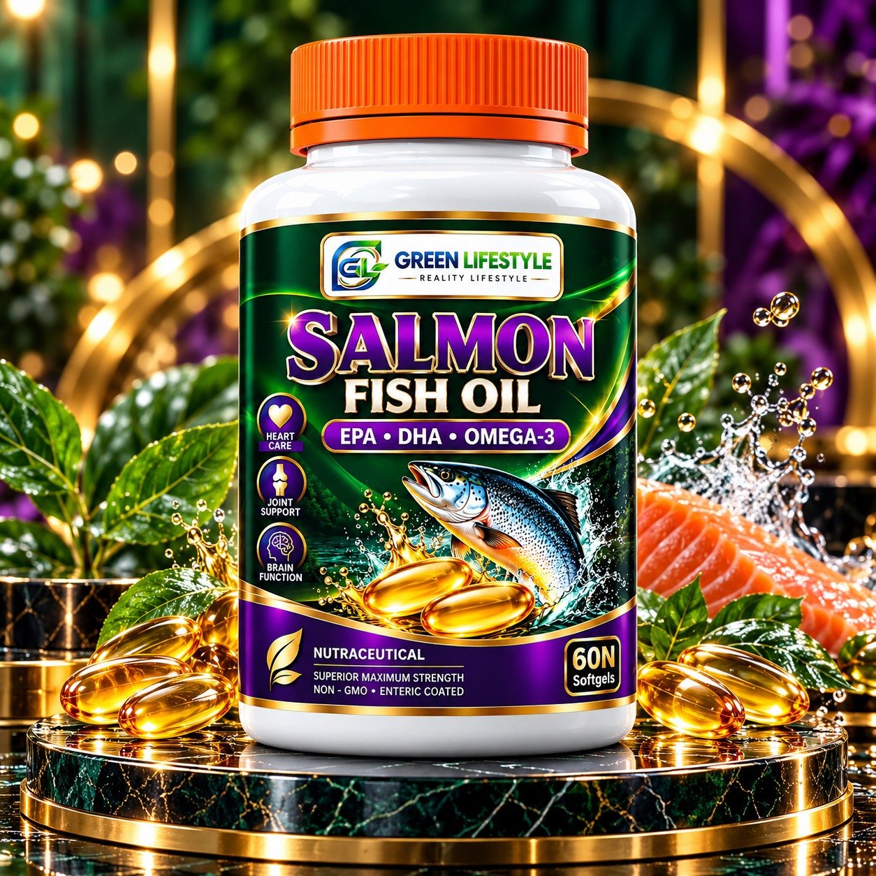 SALMON FISH OIL - 60N
