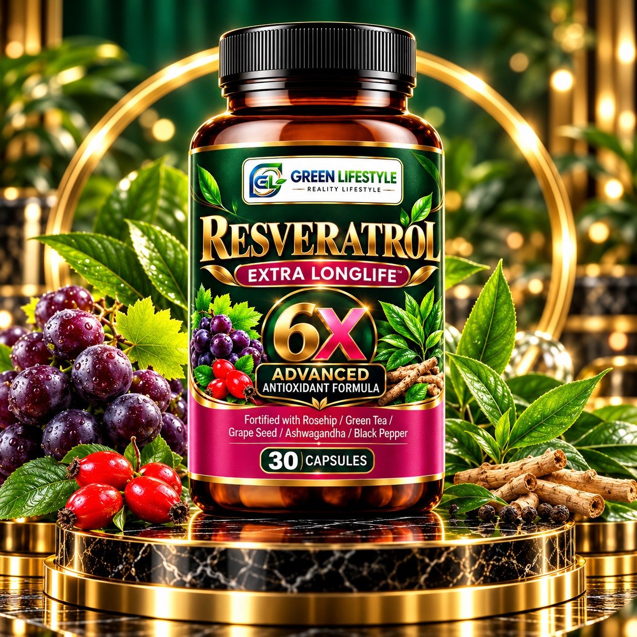 RESVERRATROL 6X - 30N